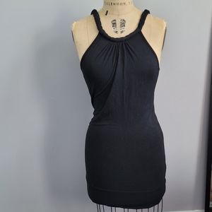 Backless Dress with Braided Straps